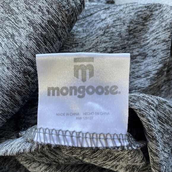 Mongoose Mens Long Sleeve Crew Neck Loose Fit Cycling Shirt Size S Gray Outdoors - Picture 5 of 10